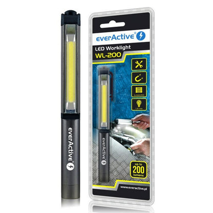 Ficklampa EverActive WL200 3 W 200 Lm - finns hos Aktivcamping