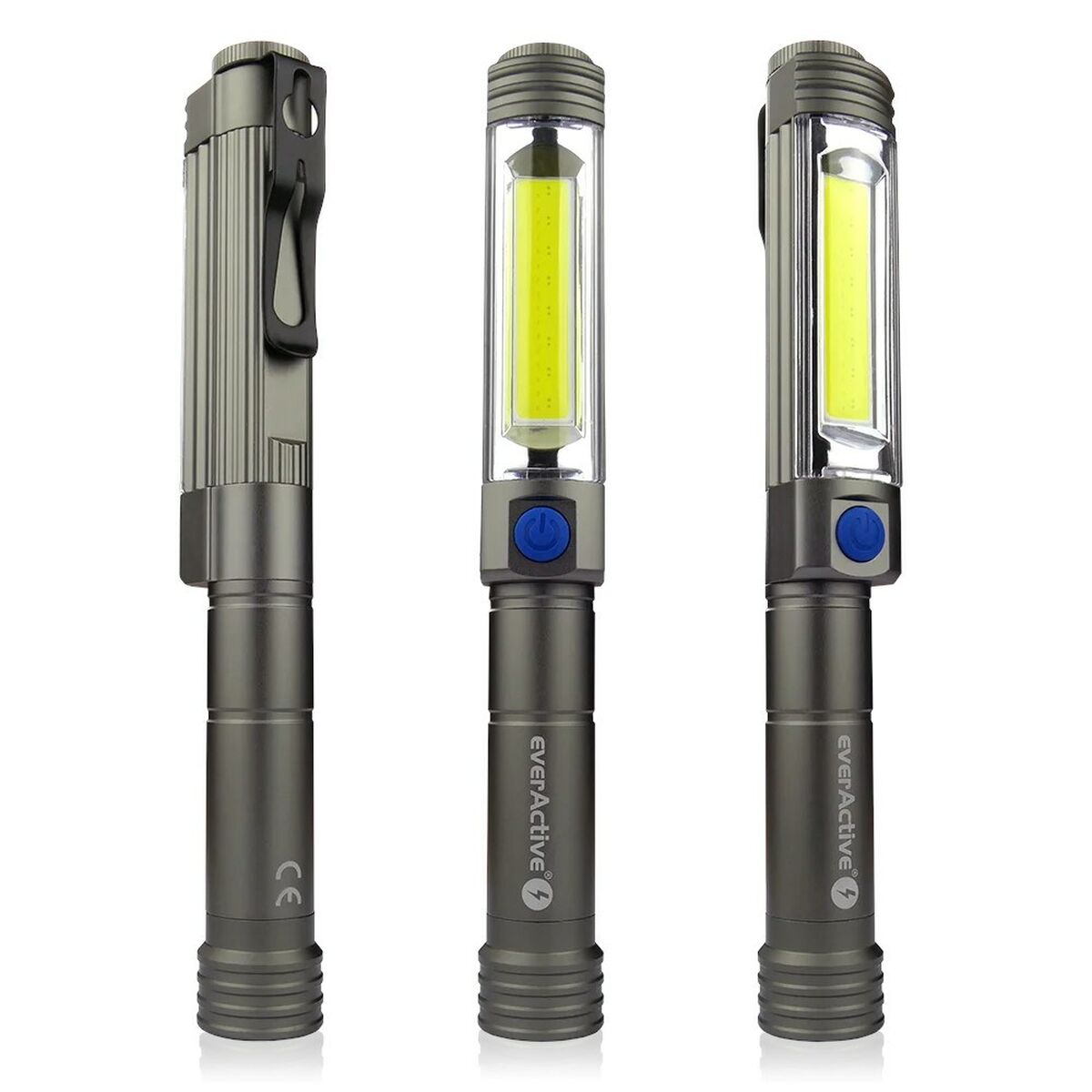 Ficklampa LED EverActive WL-600R Laddningsbar 550 lm finns hos Aktivcamping