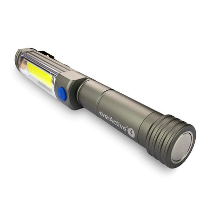 Ficklampa LED EverActive WL-600R Laddningsbar 550 lm finns hos Aktivcamping