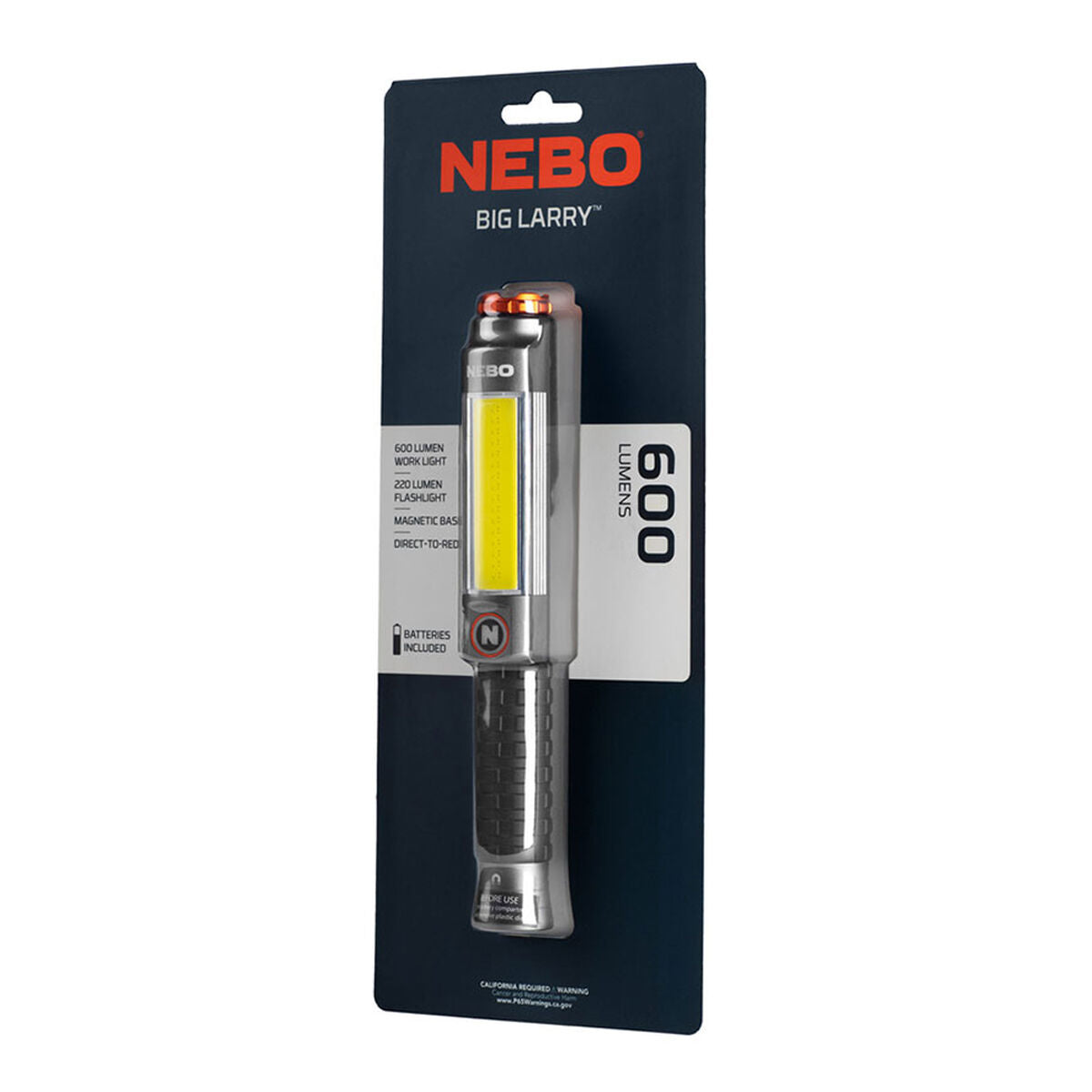 Ficklampa LED Nebo Big Larry 3 600 lm finns hos Aktivcamping