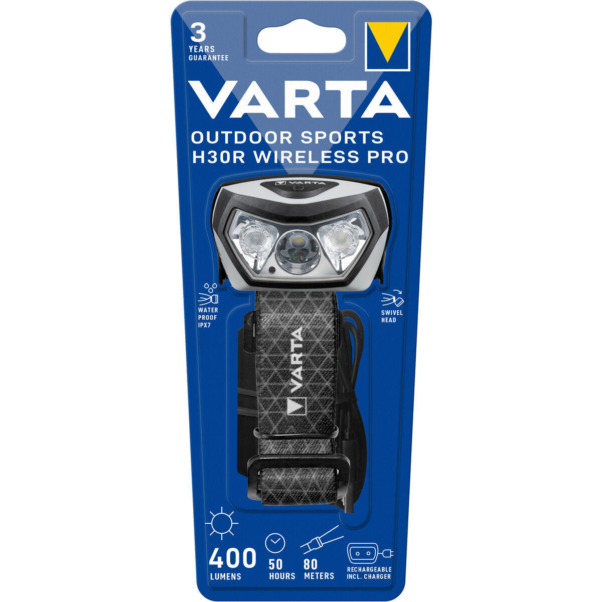 Ficklampa Varta SPORTS H30R PRO - finns hos Aktivcamping
