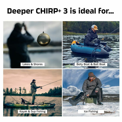 Fiskspårare Deeper DP6H13S10 finns hos Aktivcamping