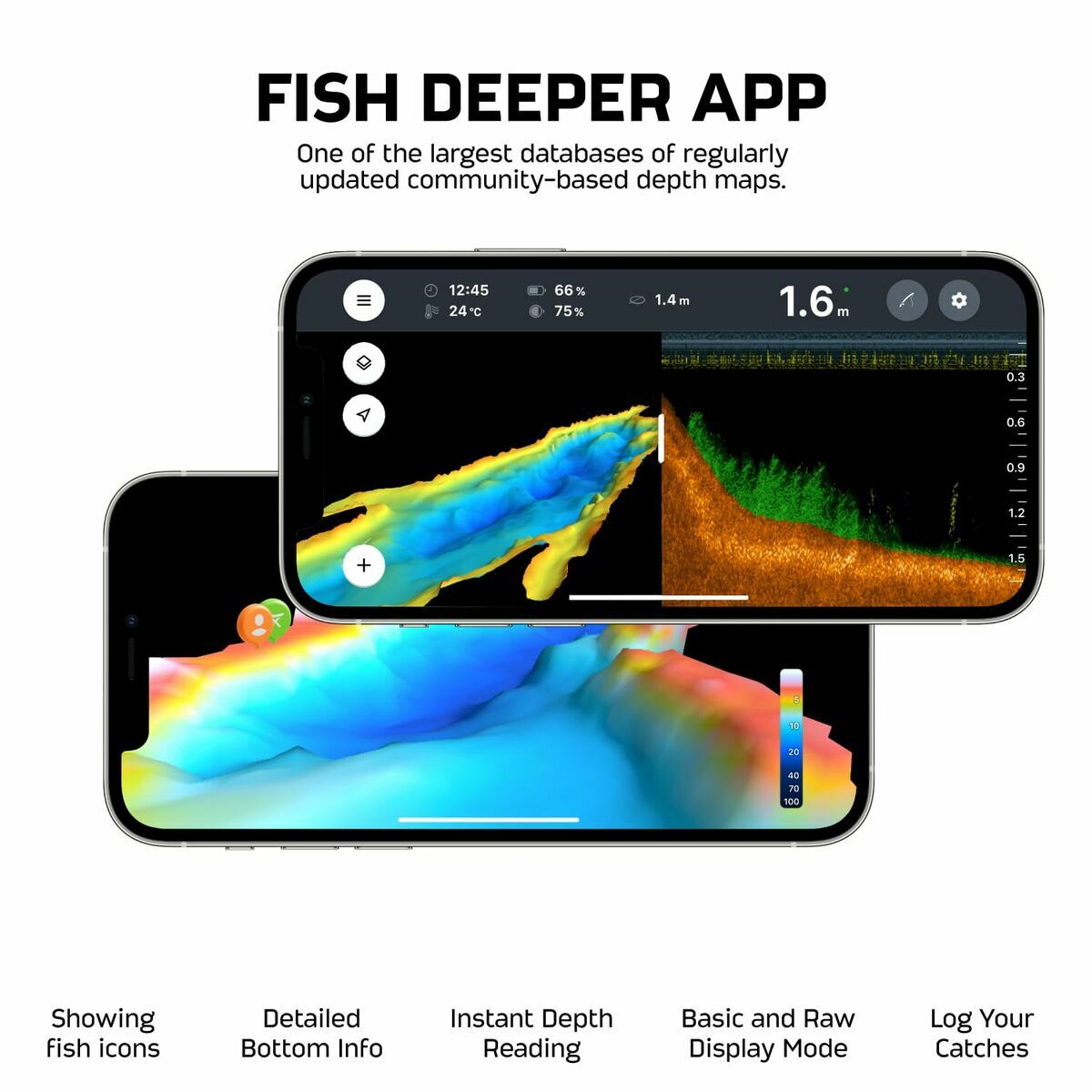 Fiskspårare Deeper DP6H13S10 finns hos Aktivcamping