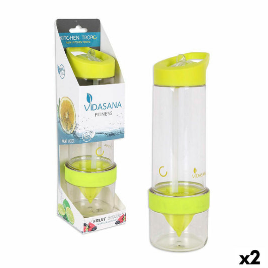 Flaska Kitchen Tropic Gul 7,5 x 24,5 cm Mixer (2 antal) finns hos Aktivcamping