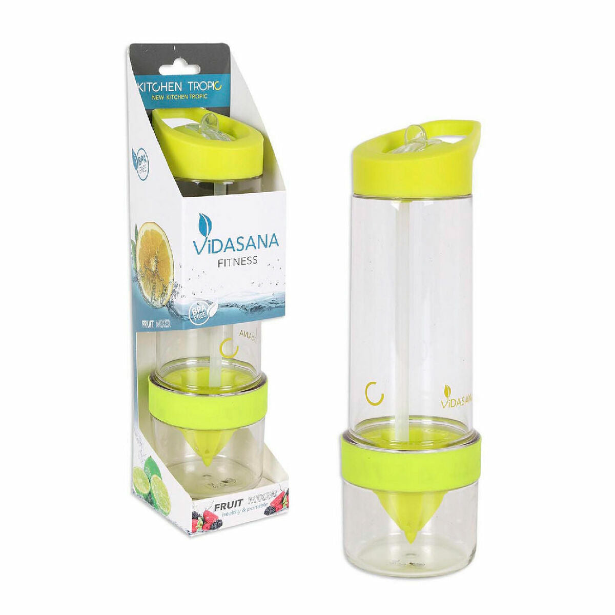 Flaska Kitchen Tropic Gul Mixer 7,5 x 24,5 cm - finns hos Aktivcamping