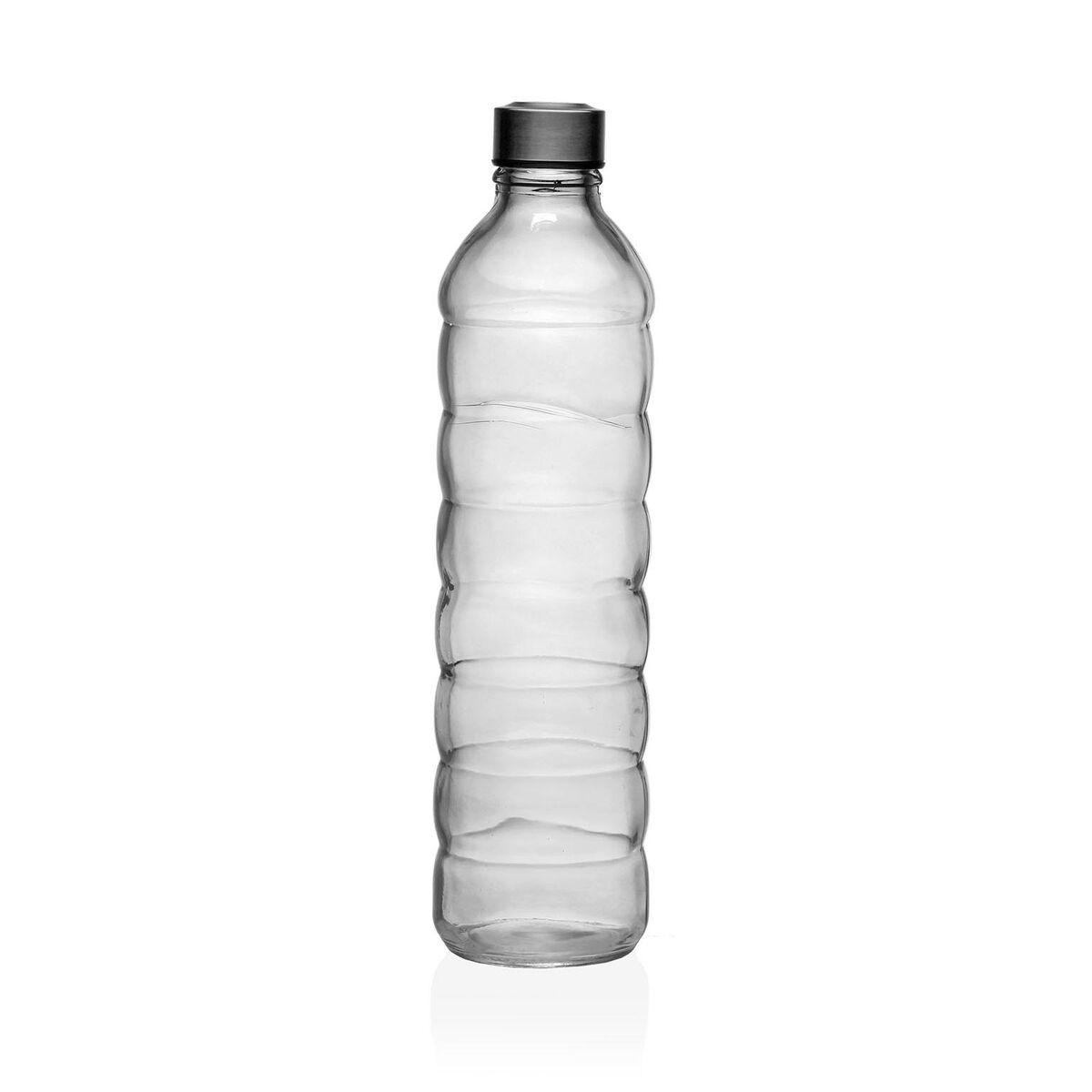 Flaska Versa Transparent Glas Aluminium 1,22 L 8,5 x 33,2 x 8,5 cm finns hos Aktivcamping