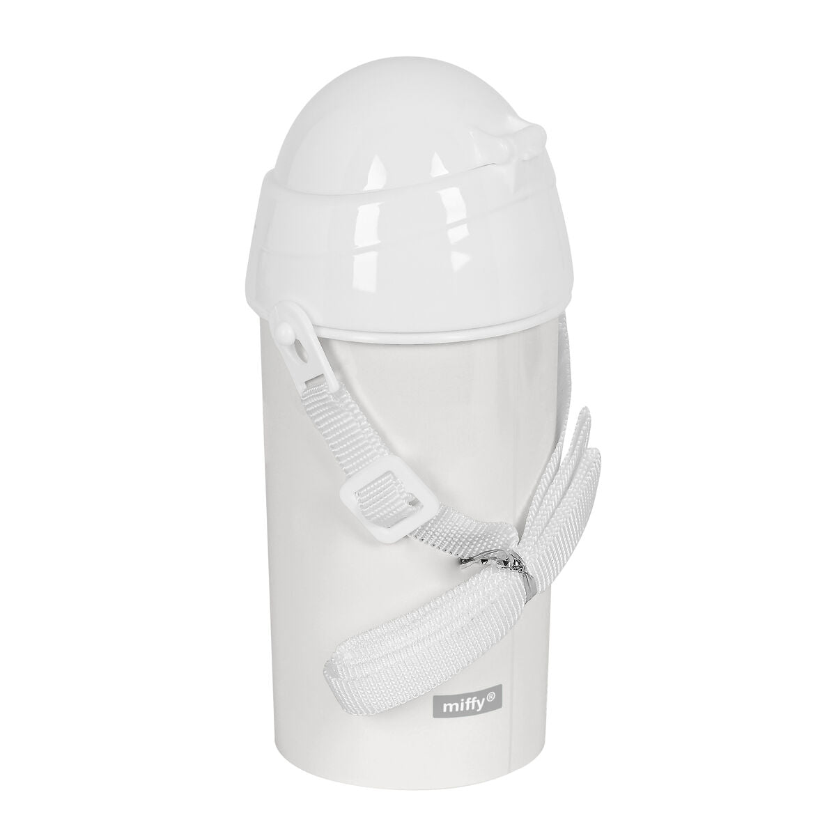 Flaska med lock och sugrör Miffy Niebla Grå PVC 500 ml finns hos Aktivcamping