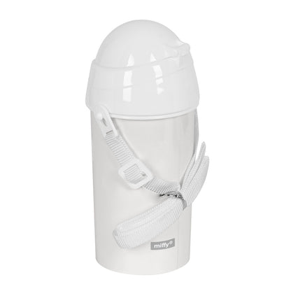 Flaska med lock och sugrör Miffy Niebla Grå PVC 500 ml finns hos Aktivcamping