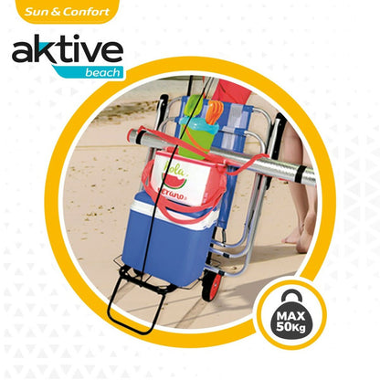 Flerfunktionsvagn Aktive 35 x 100 x 45 cm (4 antal) - finns hos Aktivcamping