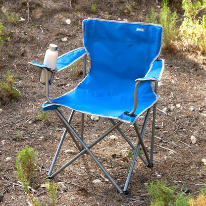 Fällbar stol Aktive blå (4 antal) - finns hos Aktivcamping