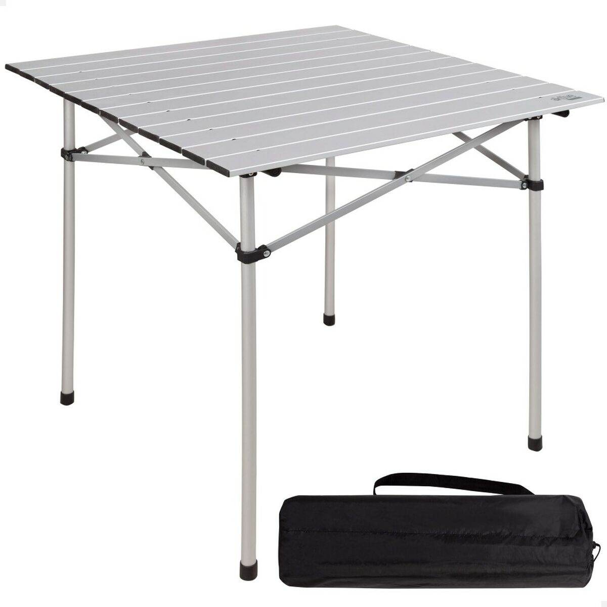 Fällbord Aktive Silvrig Aluminium 70 x 70 x 70 cm (4 antal) finns hos Aktivcamping