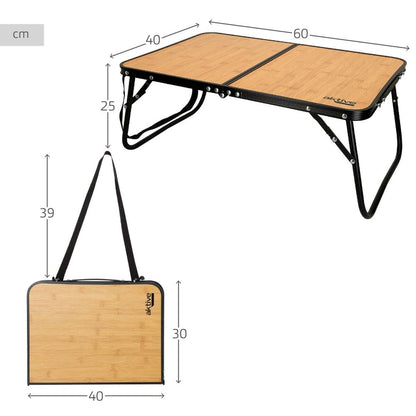 Fällbord Aktive Svart 60 x 25 x 40 cm finns hos Aktivcamping
