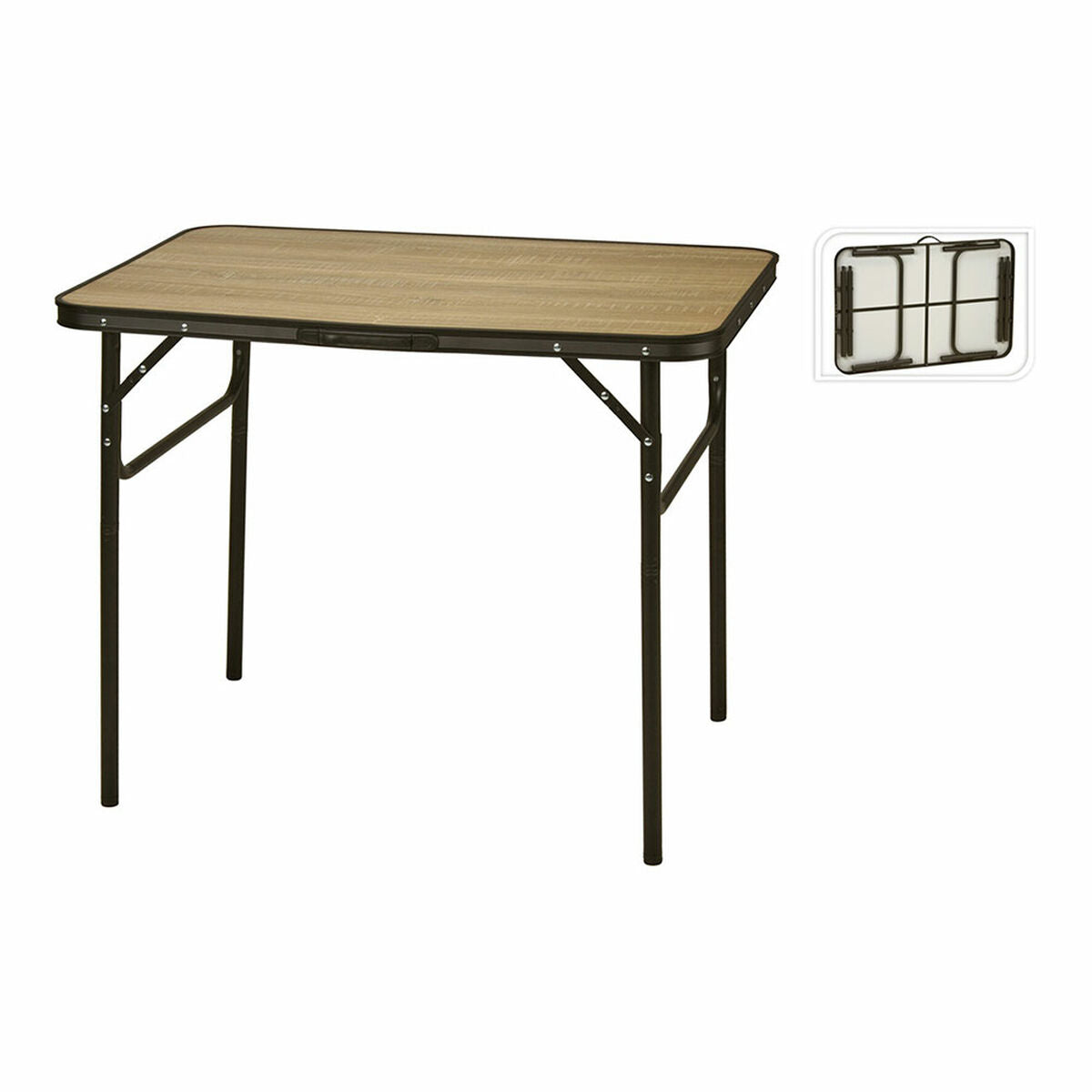 Fällbord Lifetime Brun Svart 90 x 60 x 70 cm finns hos Aktivcamping