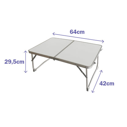 Fällbord Marbueno Aluminium Vit 64 x 29,5 x 42 cm - finns hos Aktivcamping