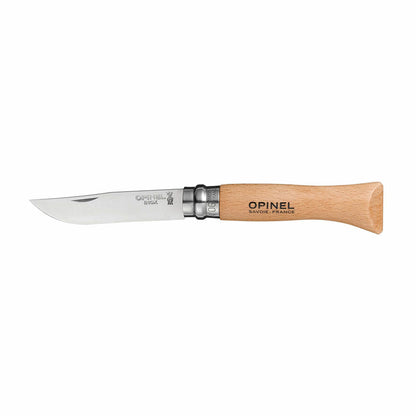Fällkniv Opinel Nº6 7 cm Rostfritt stål bokträ finns hos Aktivcamping