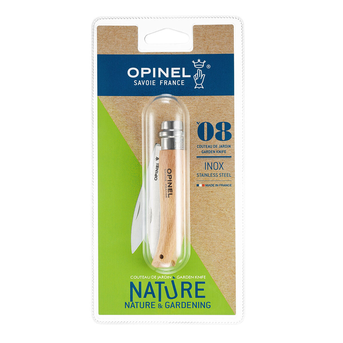 Fällkniv Opinel nº8 Rostfritt stål 8 cm finns hos Aktivcamping