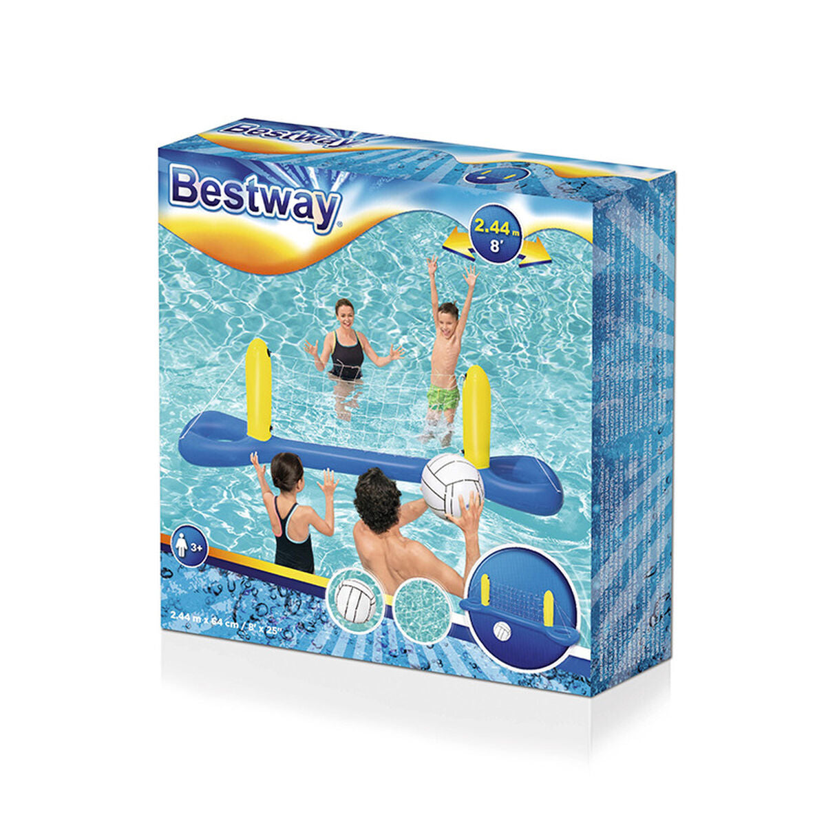 Flytande Volleybollspel Uppblåsbart Bestway 244x64 cm finns hos Aktivcamping
