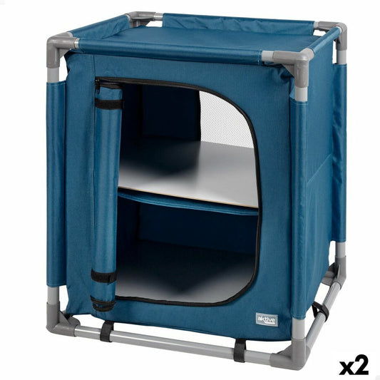 Förråd för camping Aktive Blå Hopfällbar 56 x 66 x 46 cm 2 antal finns hos Aktivcamping