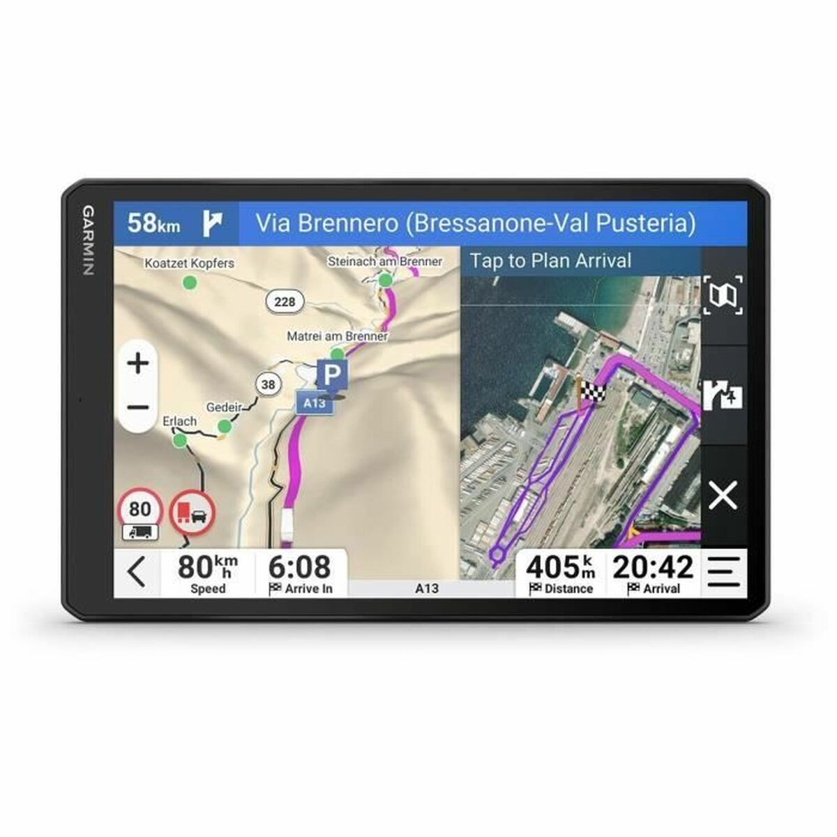 GPS Navigator GARMIN Dezl LGV720 - finns hos Aktivcamping