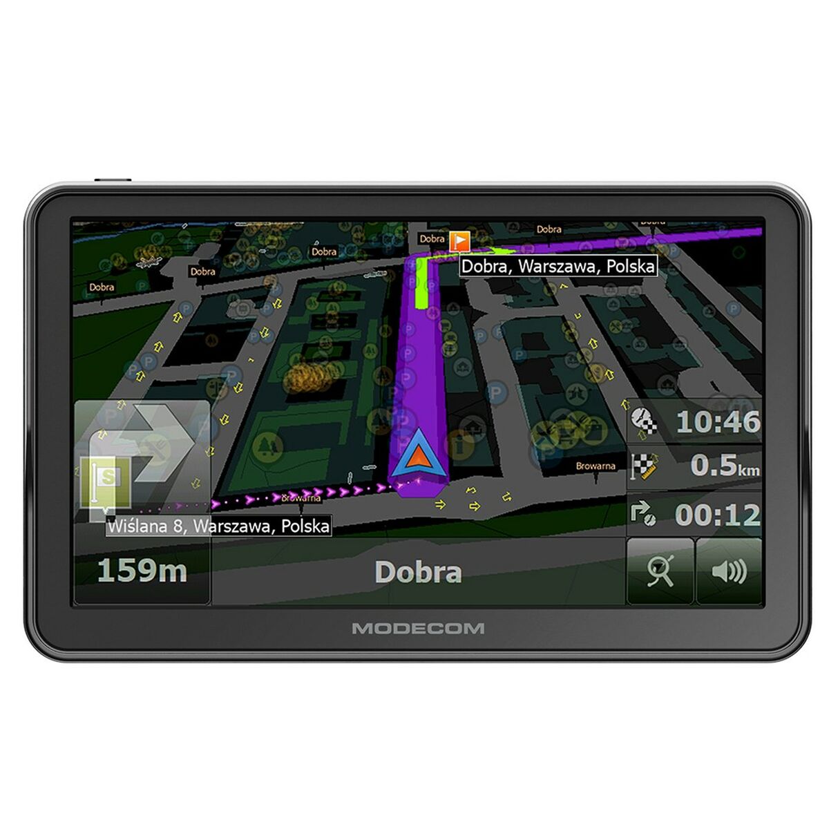 GPS Navigator Modecom NAV-FREEWAYCX73-MF-EU 7" finns hos Aktivcamping