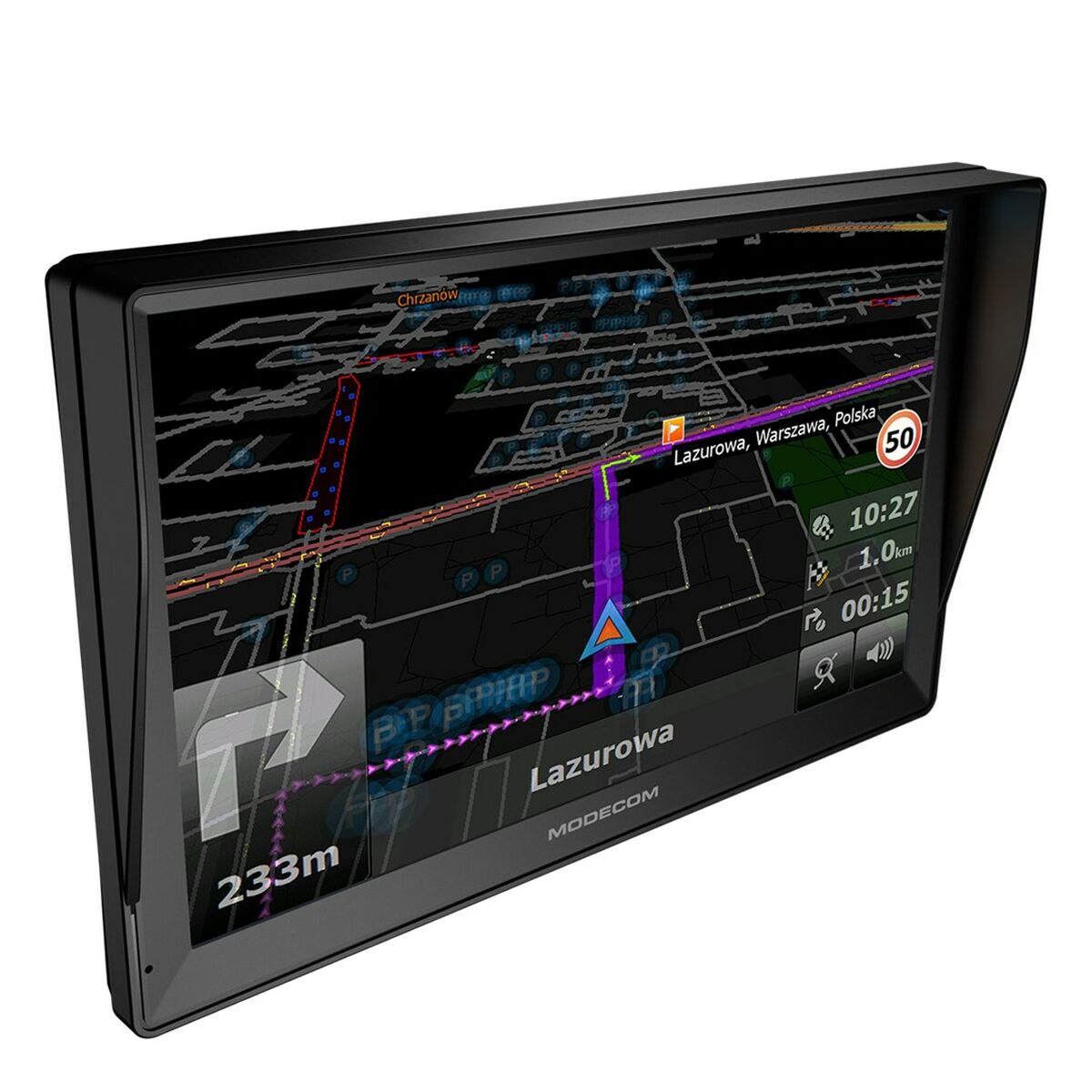 GPS Navigator Modecom NAV-FREEWAYCX93PLUS-MF-EU 9" finns hos Aktivcamping