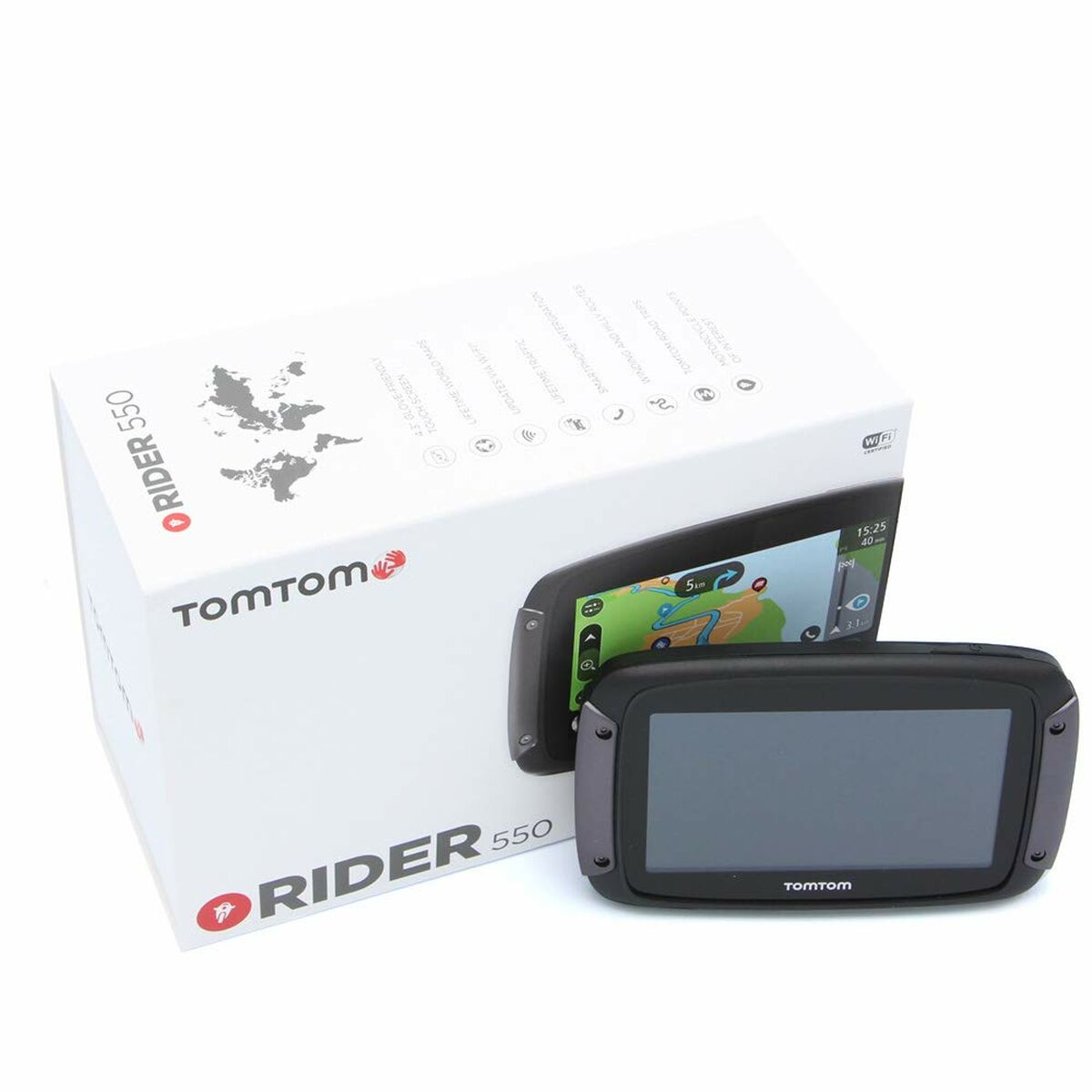 GPS Navigator TomTom Rider 550 4,3" finns hos Aktivcamping