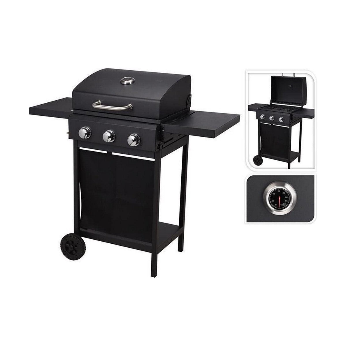 Gasgrill Vaggan 139 x 56,5 x 106 cm Svart finns hos Aktivcamping