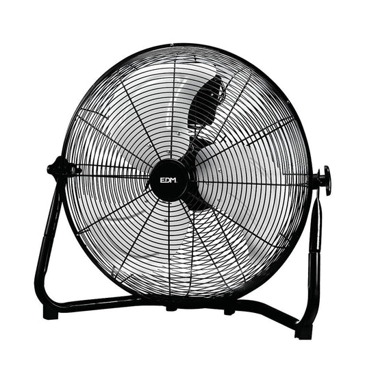Golvfläkt EDM industriell Ø 50 x 58 cm Svart 130 W finns hos Aktivcamping