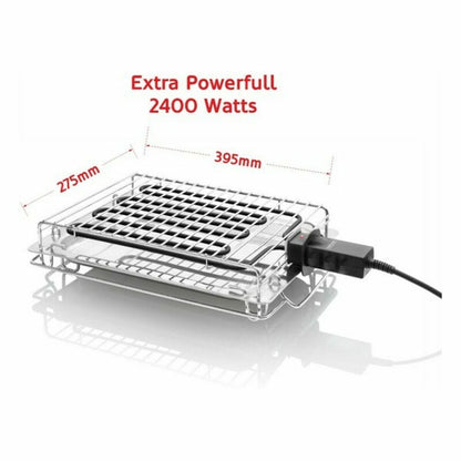 Grill Haeger GR-240.013A 2400W Svart Multicolour 2400 W (395 x 275mm) finns hos Aktivcamping