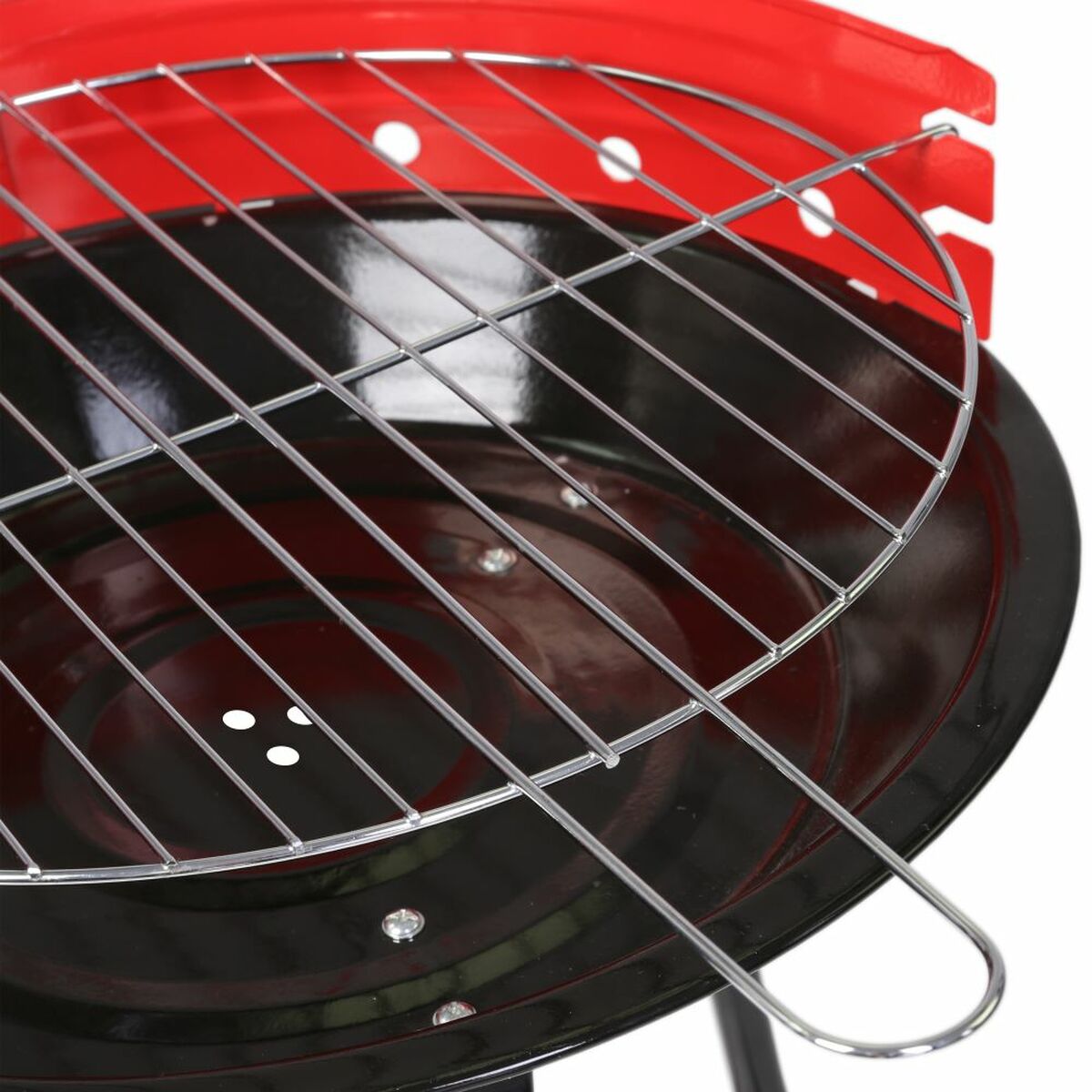 Grill Svart Röd 34 x 34 x 55 cm finns hos Aktivcamping
