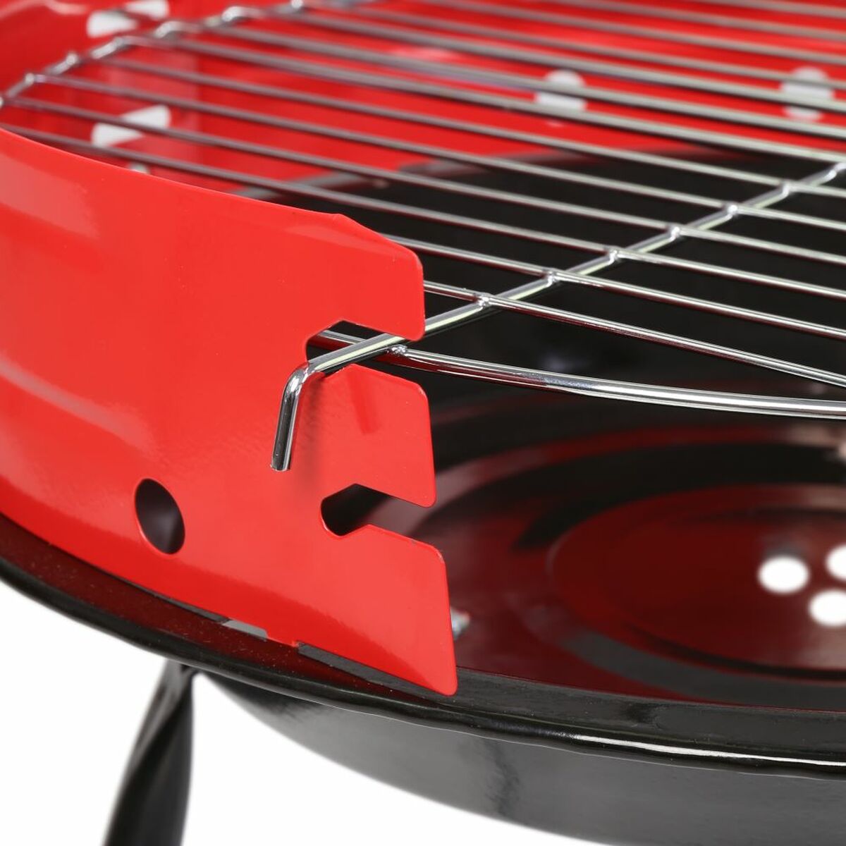 Grill Svart Röd 34 x 34 x 55 cm finns hos Aktivcamping