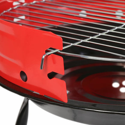 Grill Svart Röd 34 x 34 x 55 cm finns hos Aktivcamping