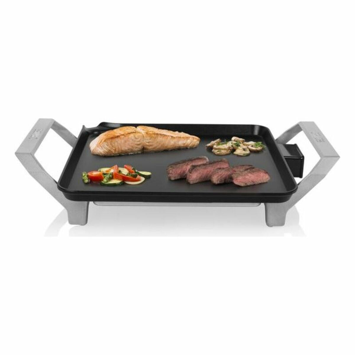 Grill med Stenplatta Princess 01.103090.01.001 Vit Svart Aluminium Plast finns hos Aktivcamping