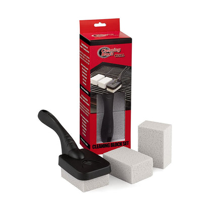 Grillborste Cleaning Block Grå 27 cm finns hos Aktivcamping