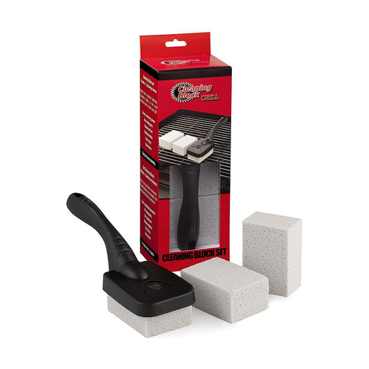 Grillborste Cleaning Block Grå 27 cm finns hos Aktivcamping