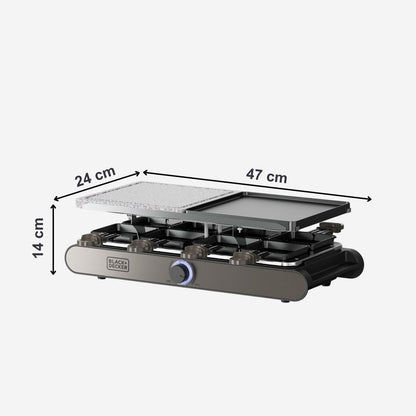 Grillplatta Black & Decker BXFC1400E 1400 W finns hos Aktivcamping