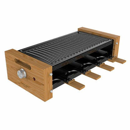 Grillplatta Cecotec Cheese&Grill 8200 Wood Black 1200 W finns hos Aktivcamping