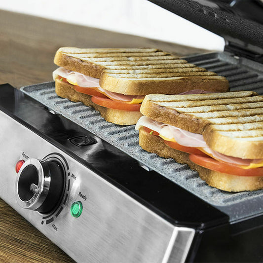Grillplatta Cecotec Rock'nGrill Pro Silvrig 2000 W finns hos Aktivcamping