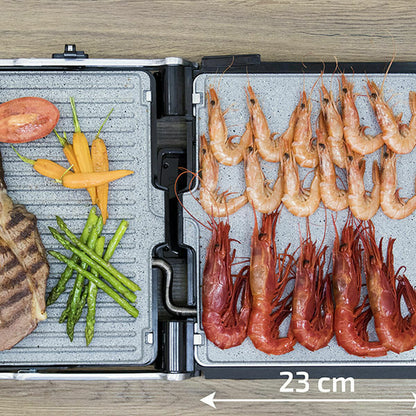 Grillplatta Cecotec Rock'nGrill Pro Silvrig 2000 W finns hos Aktivcamping