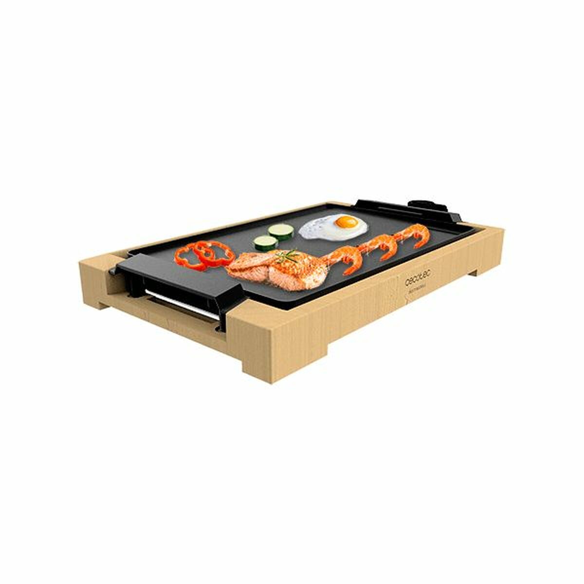 Grillplatta Cecotec Tasty&Grill 2000 Bamboo finns hos Aktivcamping
