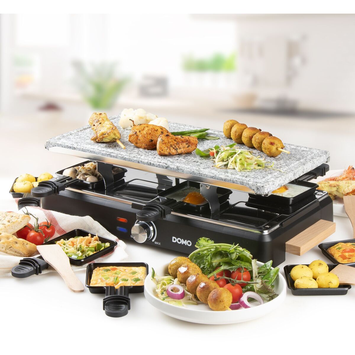 Grillplatta DOMO finns hos Aktivcamping