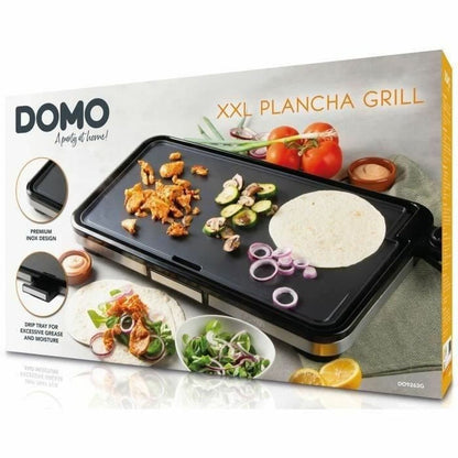 Grillplatta DOMO DO9263G Svart Grå noir finns hos Aktivcamping
