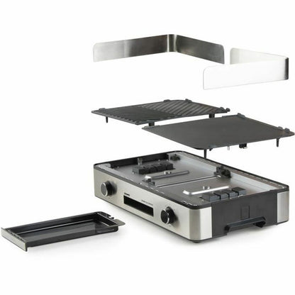 Grillplatta DOMO Svart 2200 W finns hos Aktivcamping