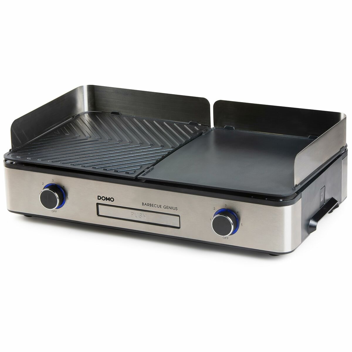 Grillplatta DOMO Svart 2200 W finns hos Aktivcamping