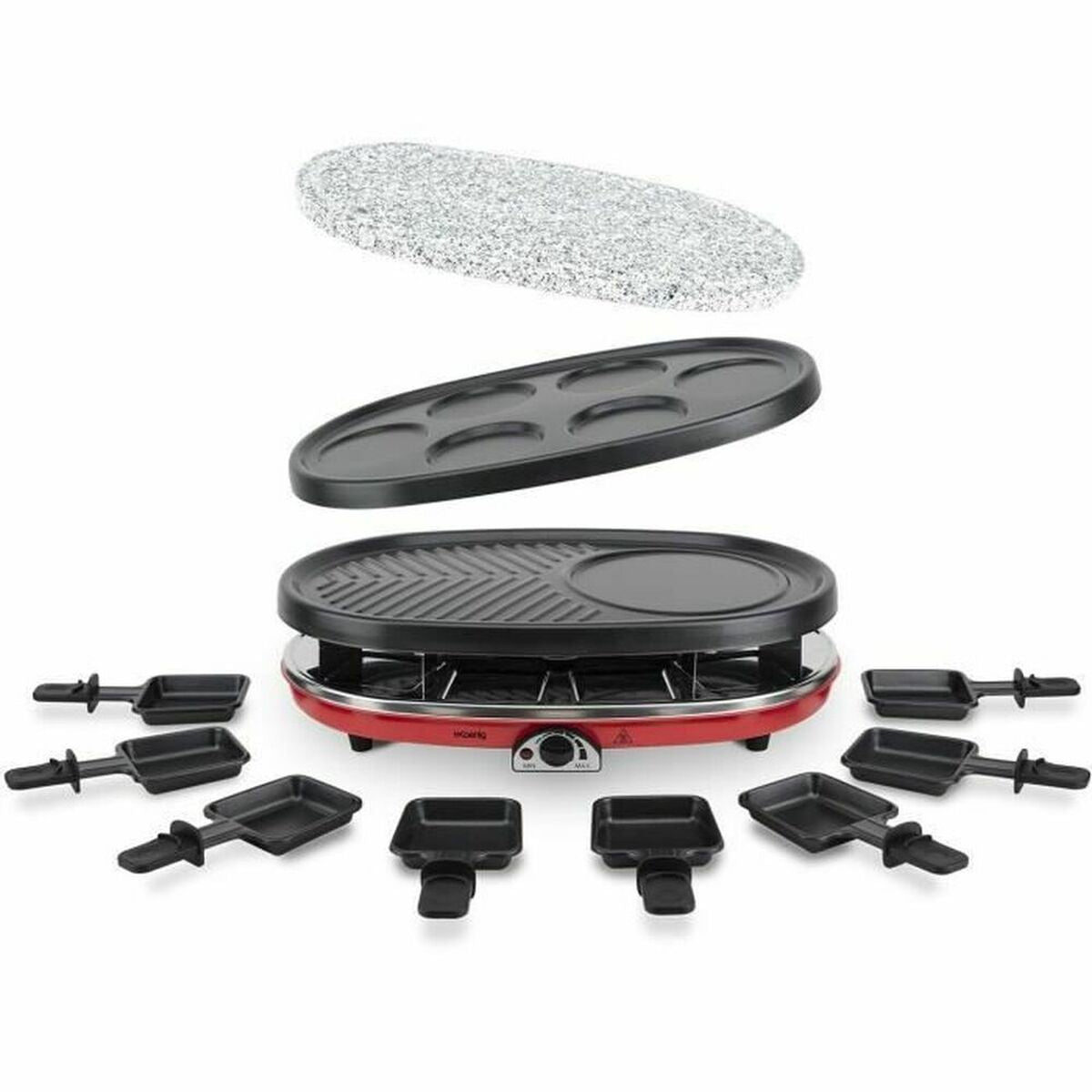 Grillplatta Hkoenig RP418 1500 W finns hos Aktivcamping
