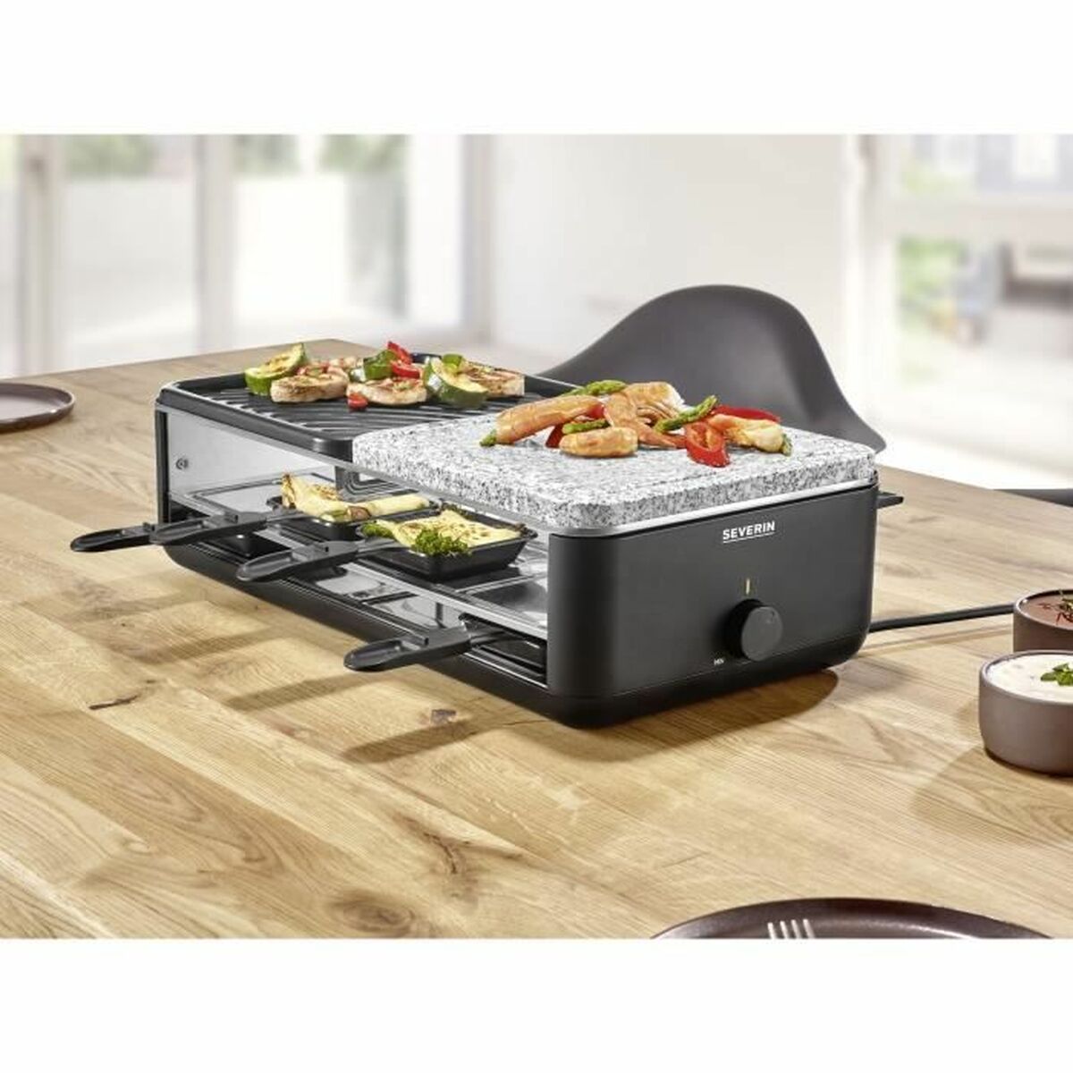 Grillplatta Severin RG2366 Svart 1300 W finns hos Aktivcamping