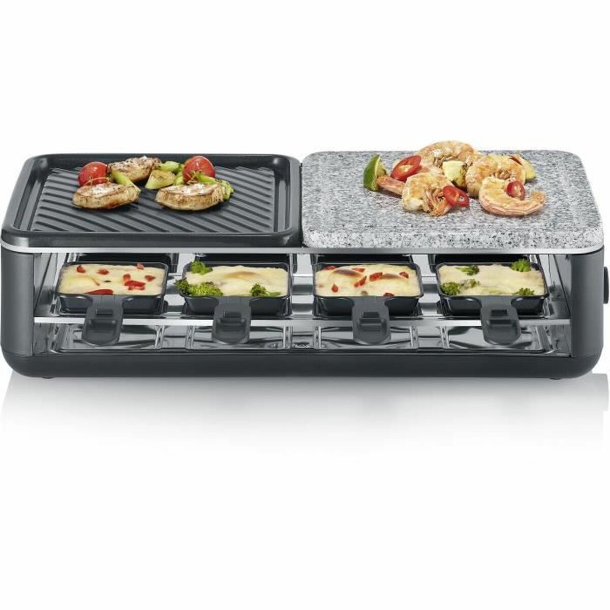 Grillplatta Severin RG2366 Svart 1300 W finns hos Aktivcamping