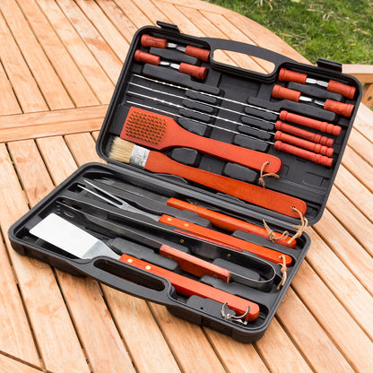 Grillset BBQ Barbecase InnovaGoods 18 Delar finns hos Aktivcamping