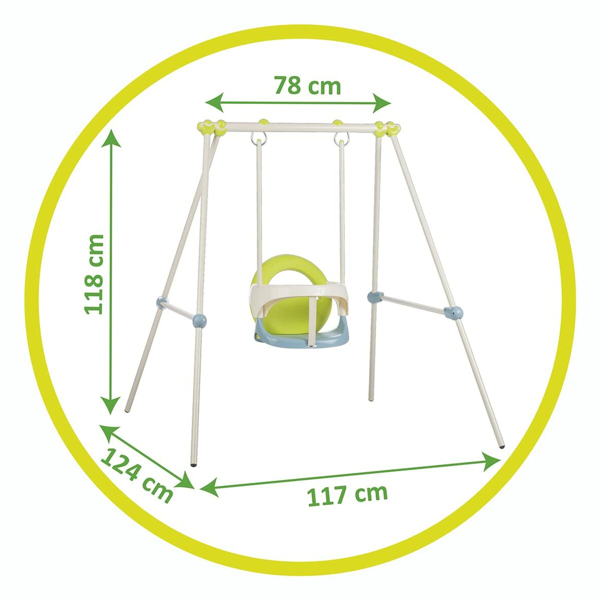 Gunga Smoby 117 x 118 cm finns hos Aktivcamping
