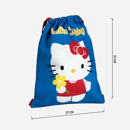 Gympåse med remmar Hello Kitty Blå finns hos Aktivcamping
